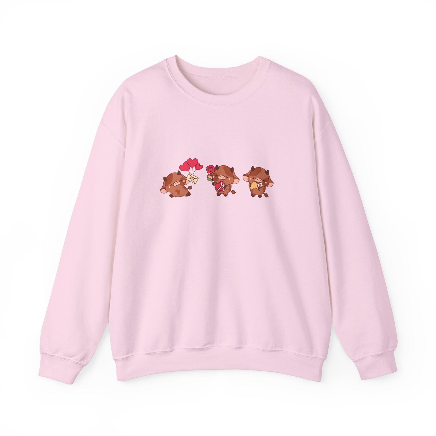 Valentine Cow Crewneck