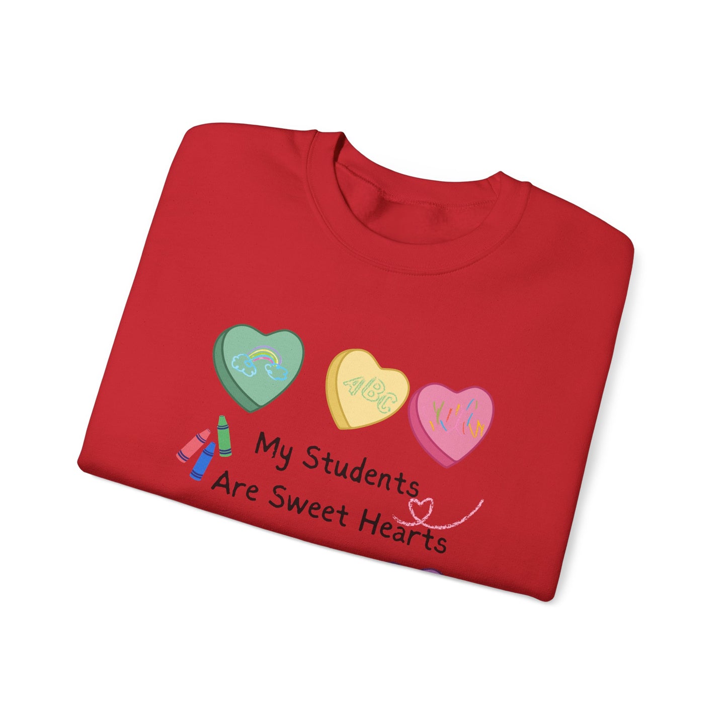 Valentine's Teacher Crewneck Sweatshirt