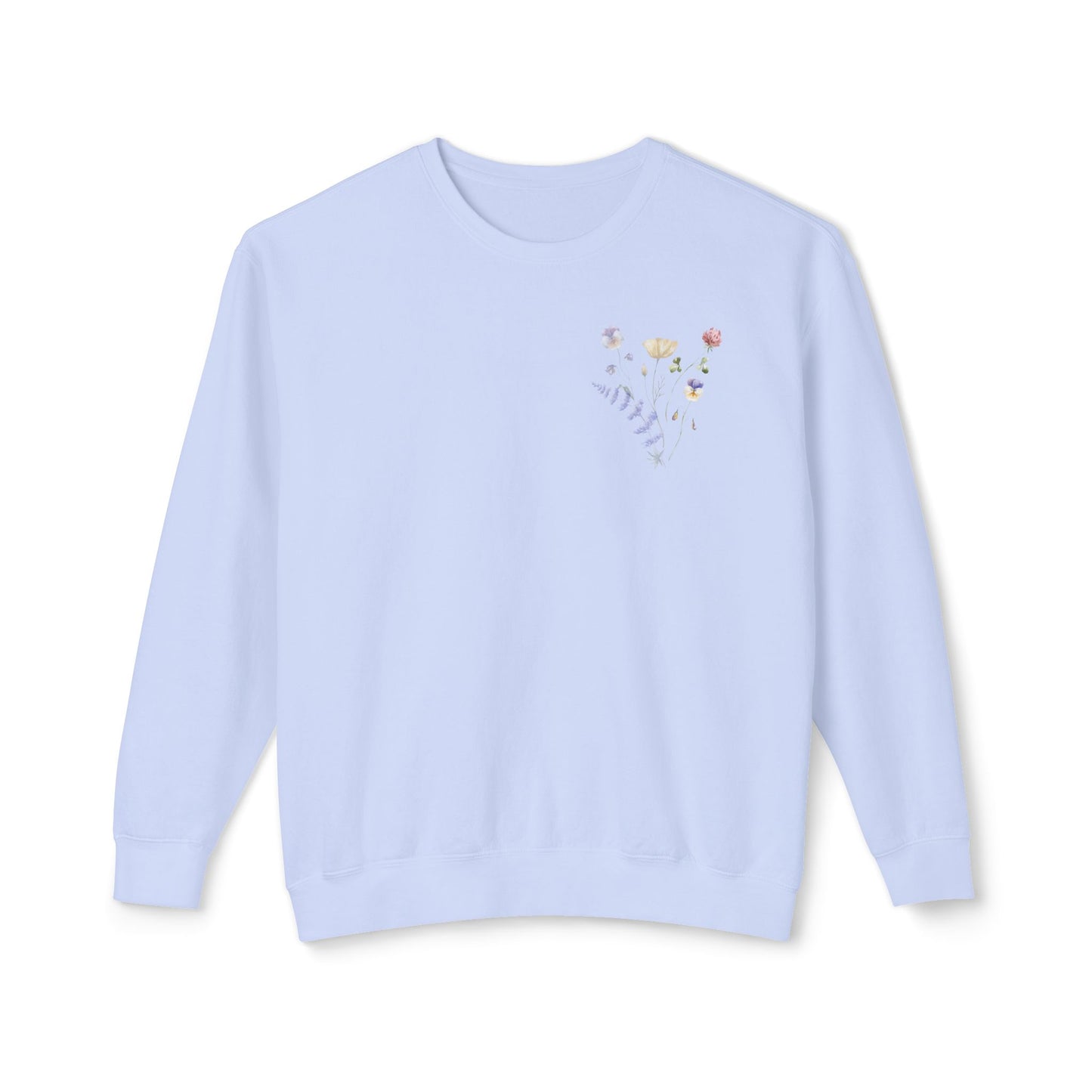 Floral Faith Lightweight Crewneck Sweatshirt