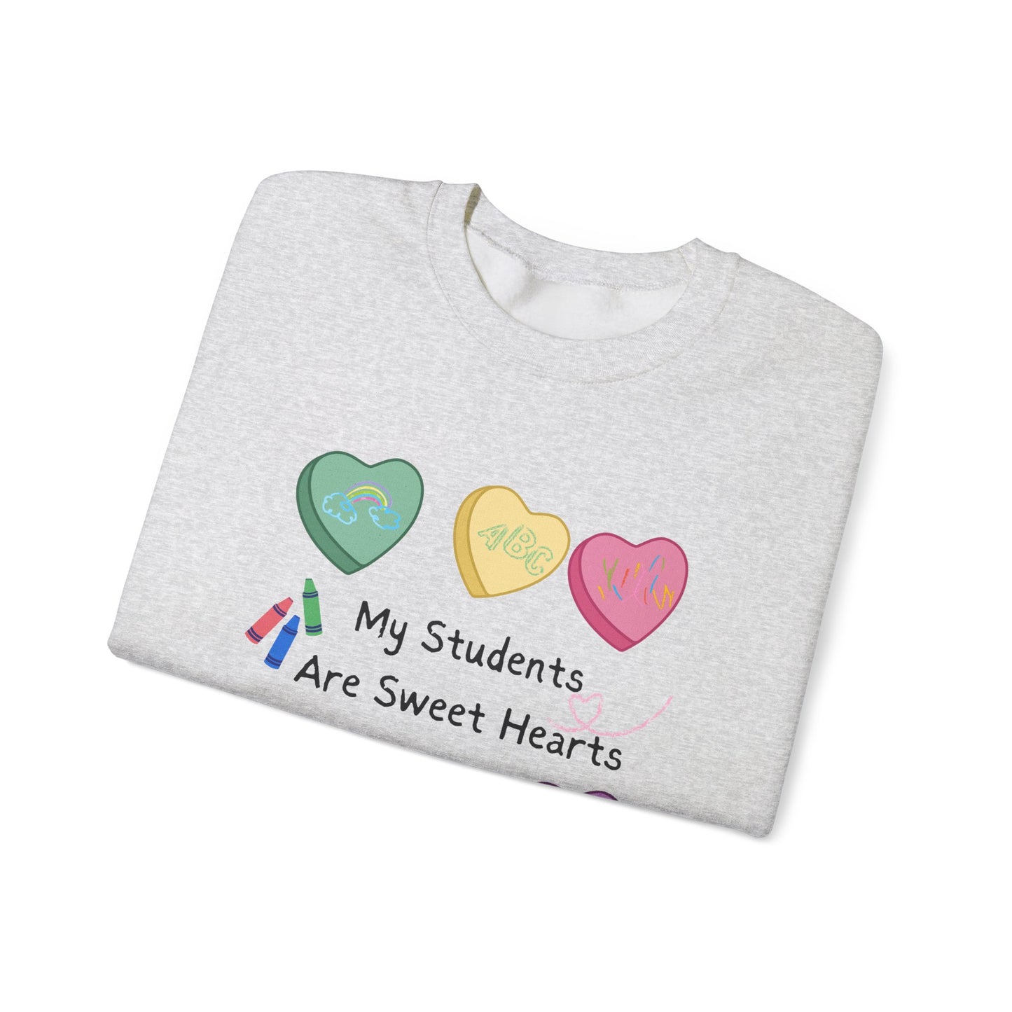 Valentine's Teacher Crewneck Sweatshirt