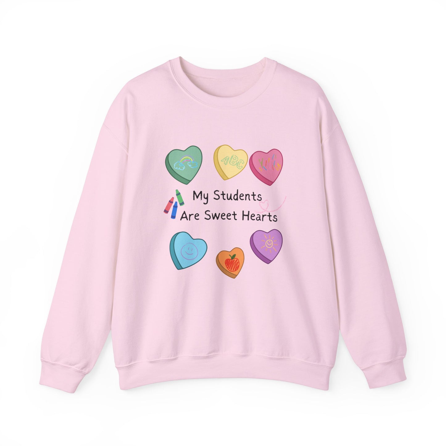 Valentine's Teacher Crewneck Sweatshirt