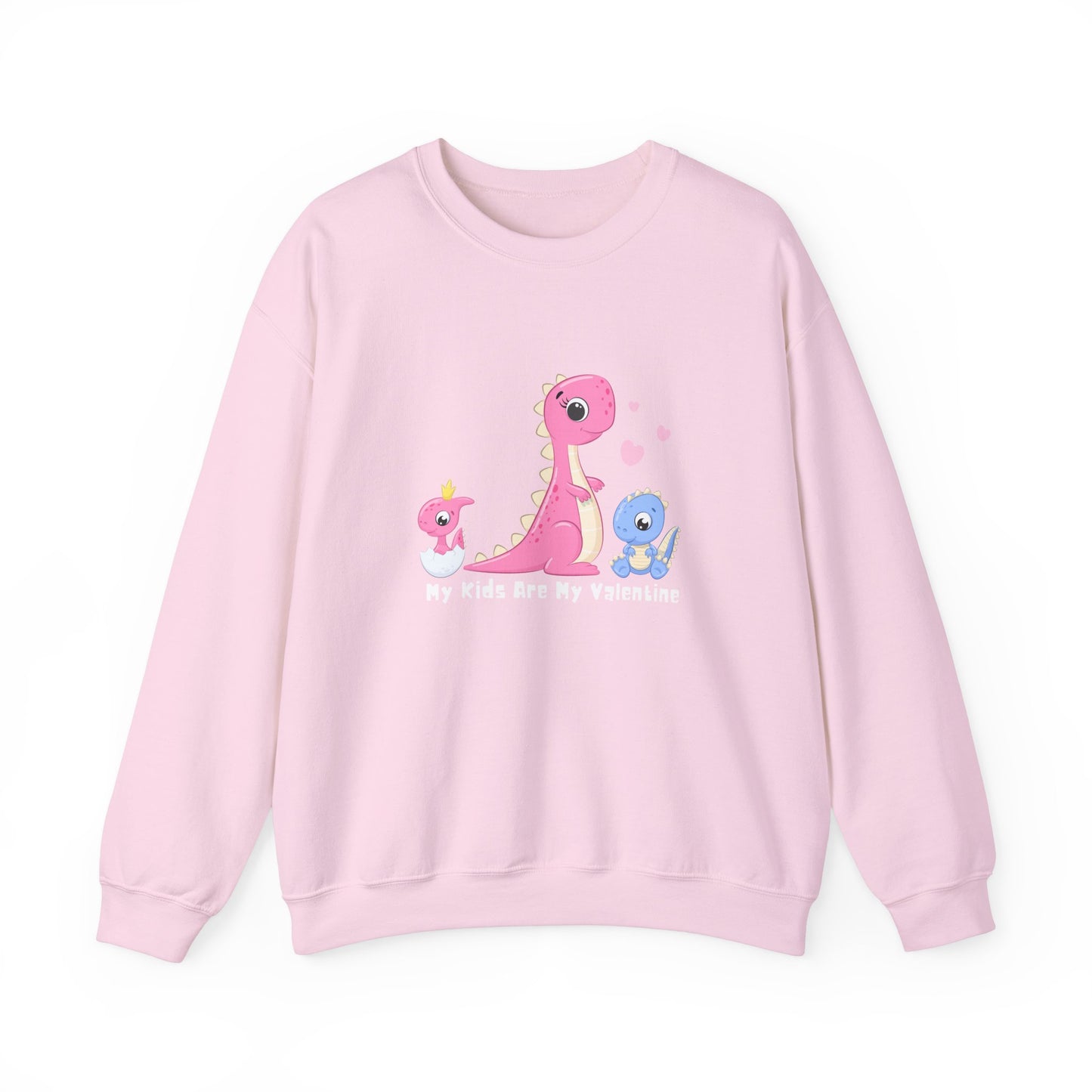 Mt Kids Valentine Dinosaur Crewneck Sweatshirt