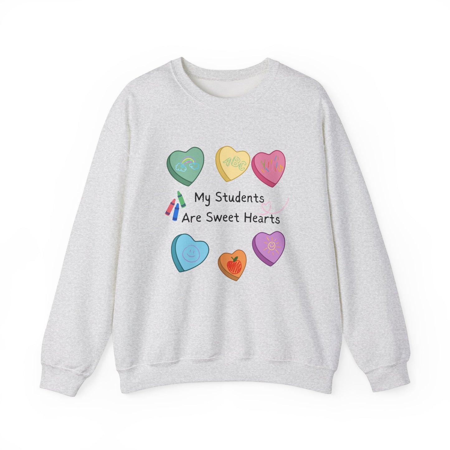 Valentine's Teacher Crewneck Sweatshirt