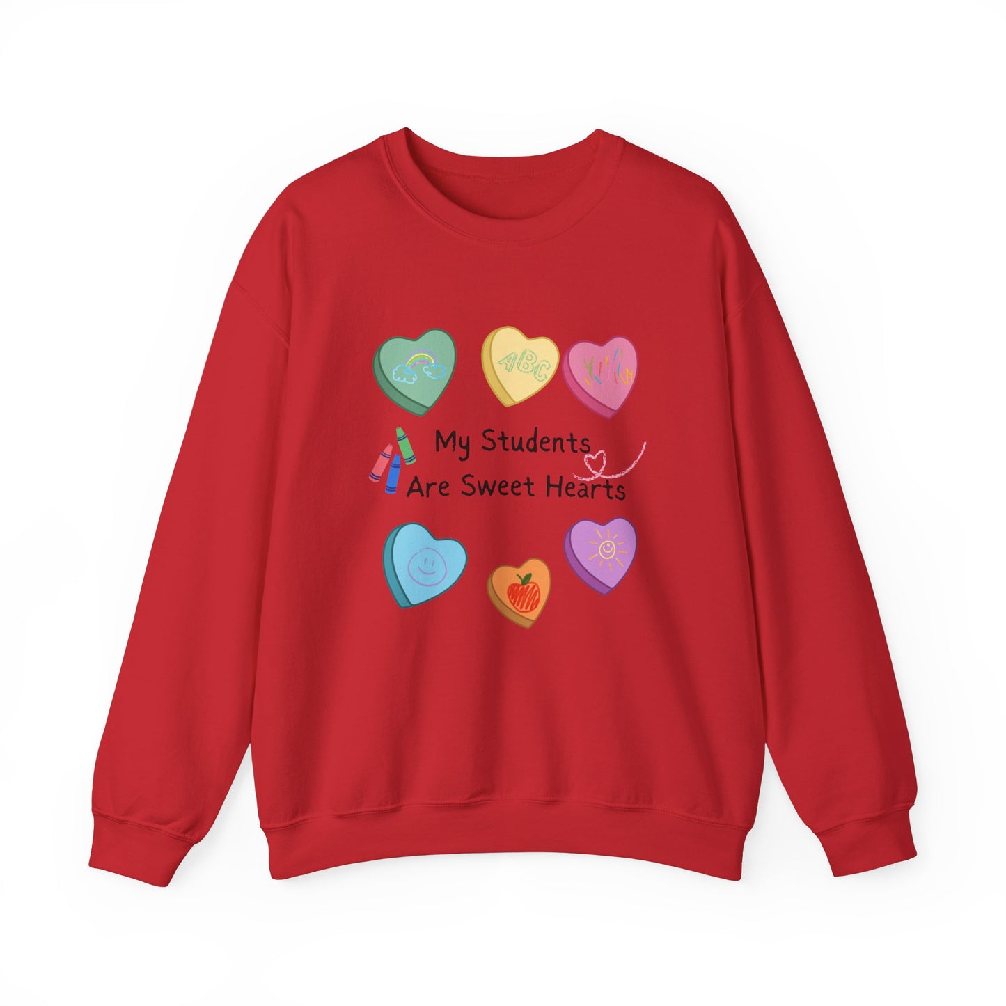 Valentine's Teacher Crewneck Sweatshirt
