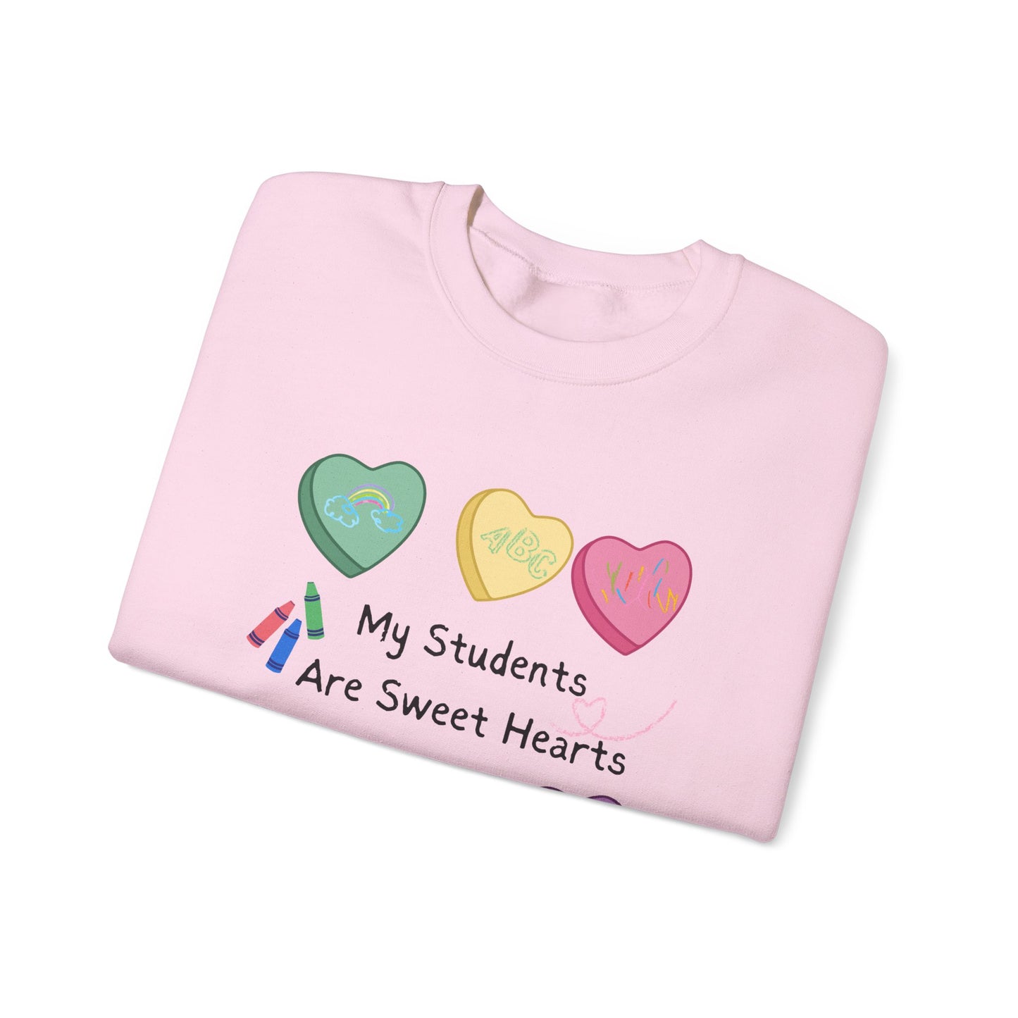 Valentine's Teacher Crewneck Sweatshirt