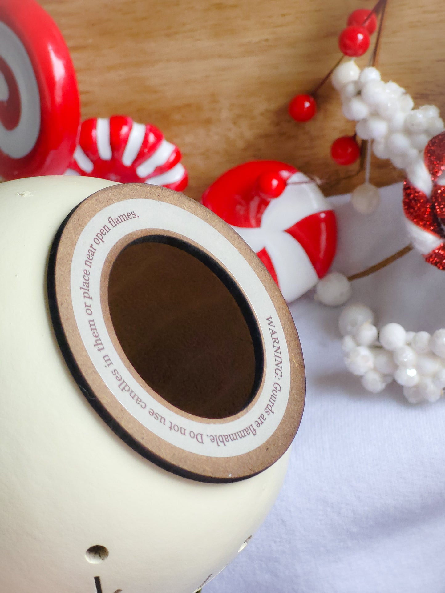 Snowflake Snowman Tea Light Holder