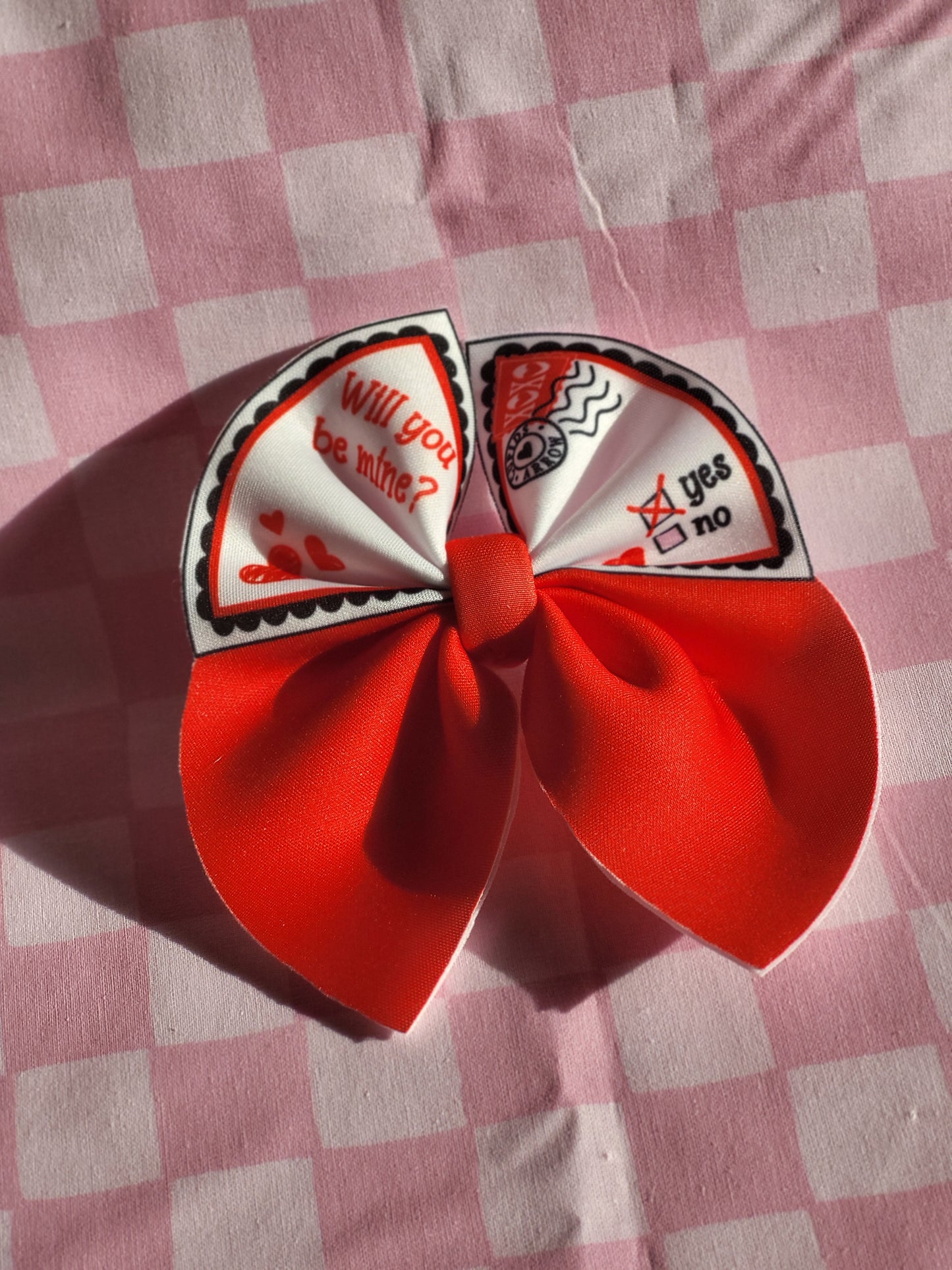 Will You Be Mine Hair Bow Set of 3