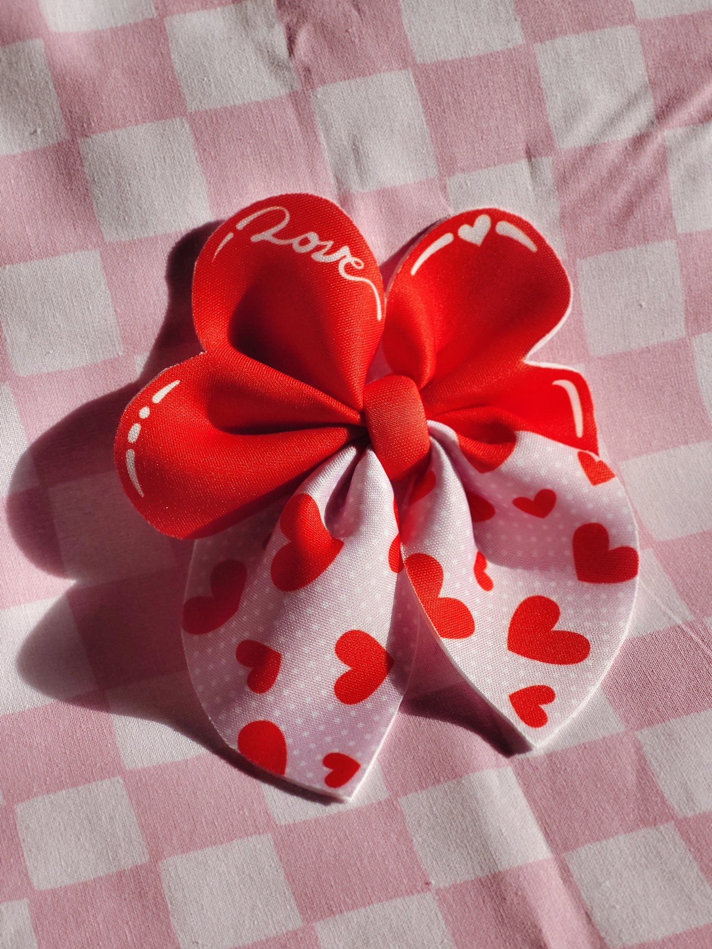 Valentine Hair Bows Set of 3