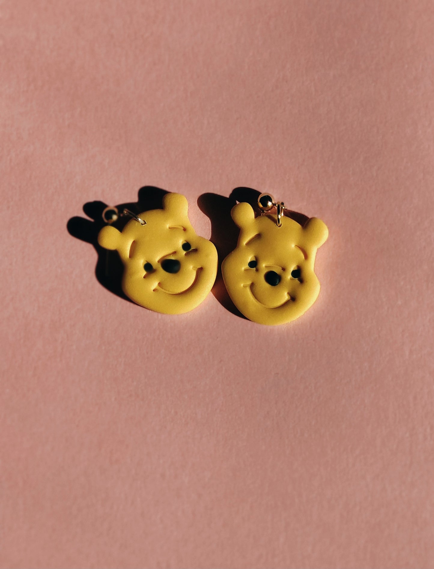 Winnie The Pooh Clay Earrings