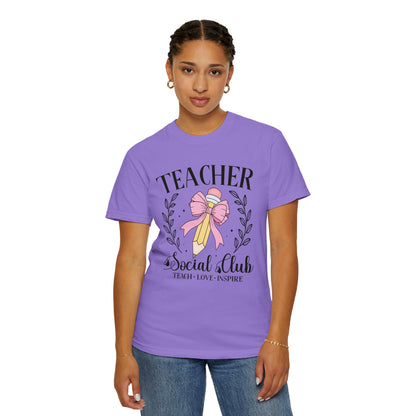 Coquette Teacher Pencil Social Club T-shirt