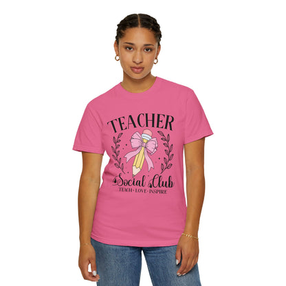 Coquette Teacher Pencil Social Club T-shirt