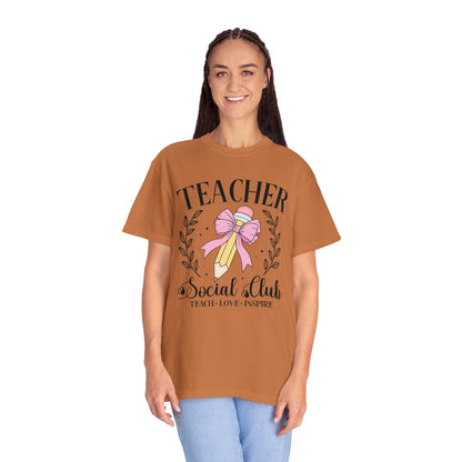 Coquette Teacher Pencil Social Club T-shirt