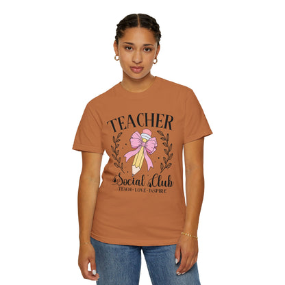 Coquette Teacher Pencil Social Club T-shirt