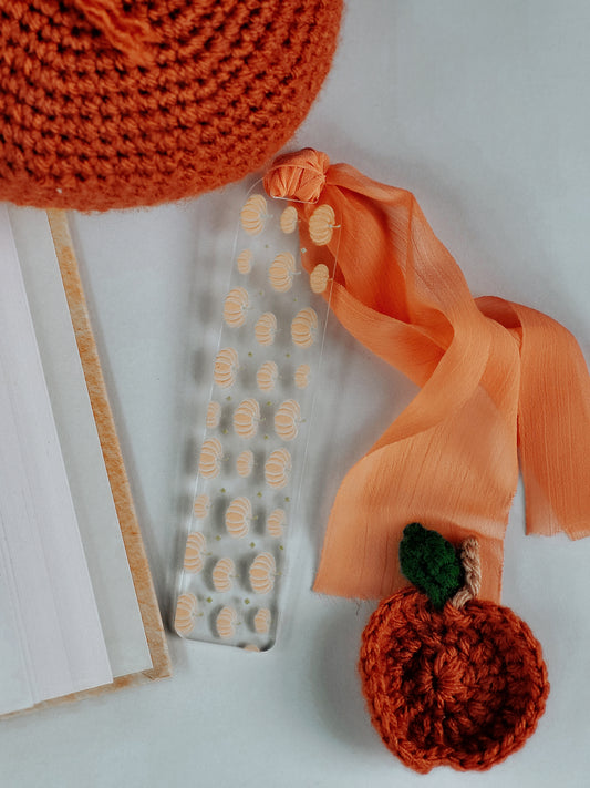 Pumpkins Acrylic Bookmark