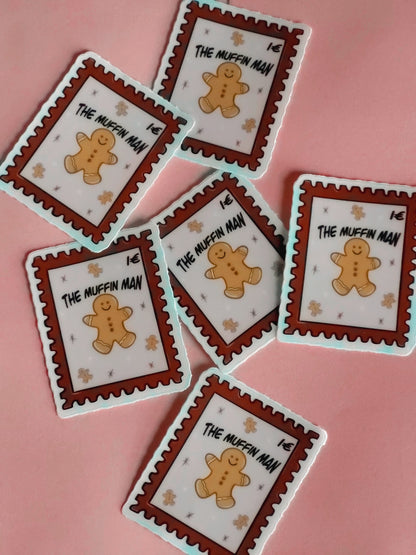 The Muffin Man Postage Sticker