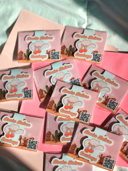 Books Before Cowboys Magnet Bookmark