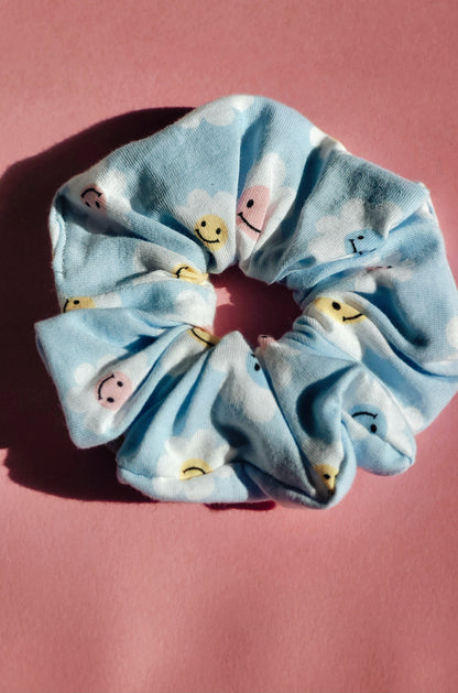Spring Pattern Hair Scrunchies