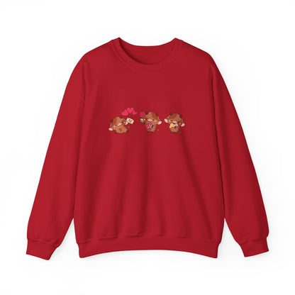 Valentine Cow Crewneck
