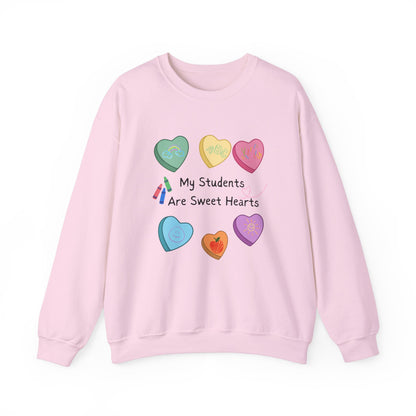 Valentine's Teacher Crewneck Sweatshirt