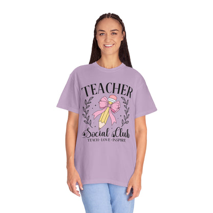 Coquette Teacher Pencil Social Club T-shirt