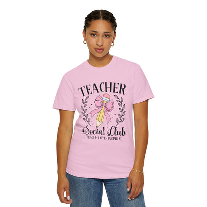 Coquette Teacher Pencil Social Club T-shirt