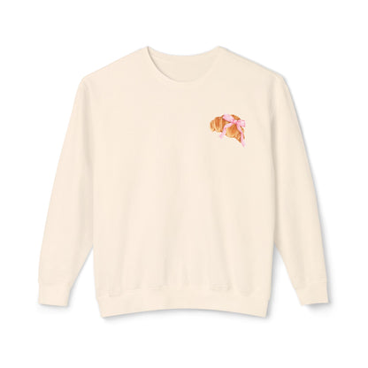 Faithful Quote and Croissants Crewneck