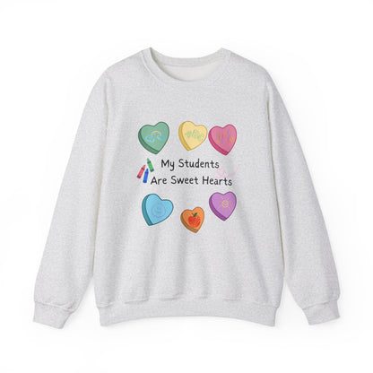Valentine's Teacher Crewneck Sweatshirt