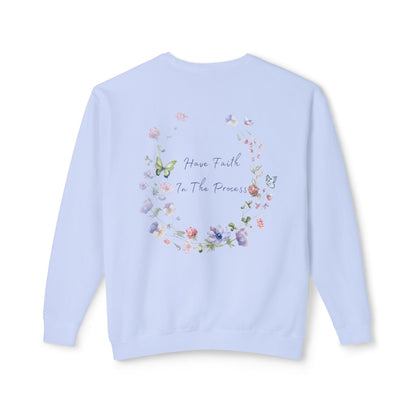 Floral Faith Lightweight Crewneck Sweatshirt
