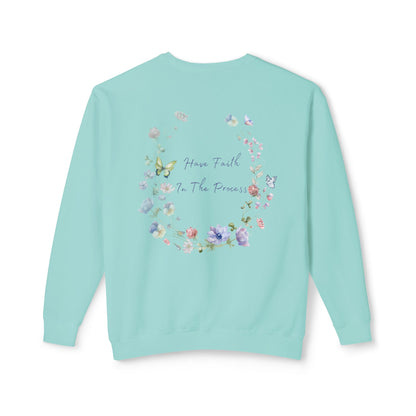 Floral Faith Lightweight Crewneck Sweatshirt