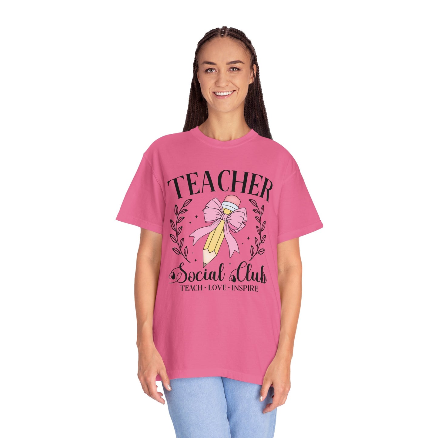 Coquette Teacher Pencil Social Club T-shirt