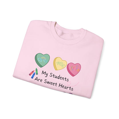 Valentine's Teacher Crewneck Sweatshirt
