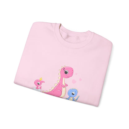 Mt Kids Valentine Dinosaur Crewneck Sweatshirt