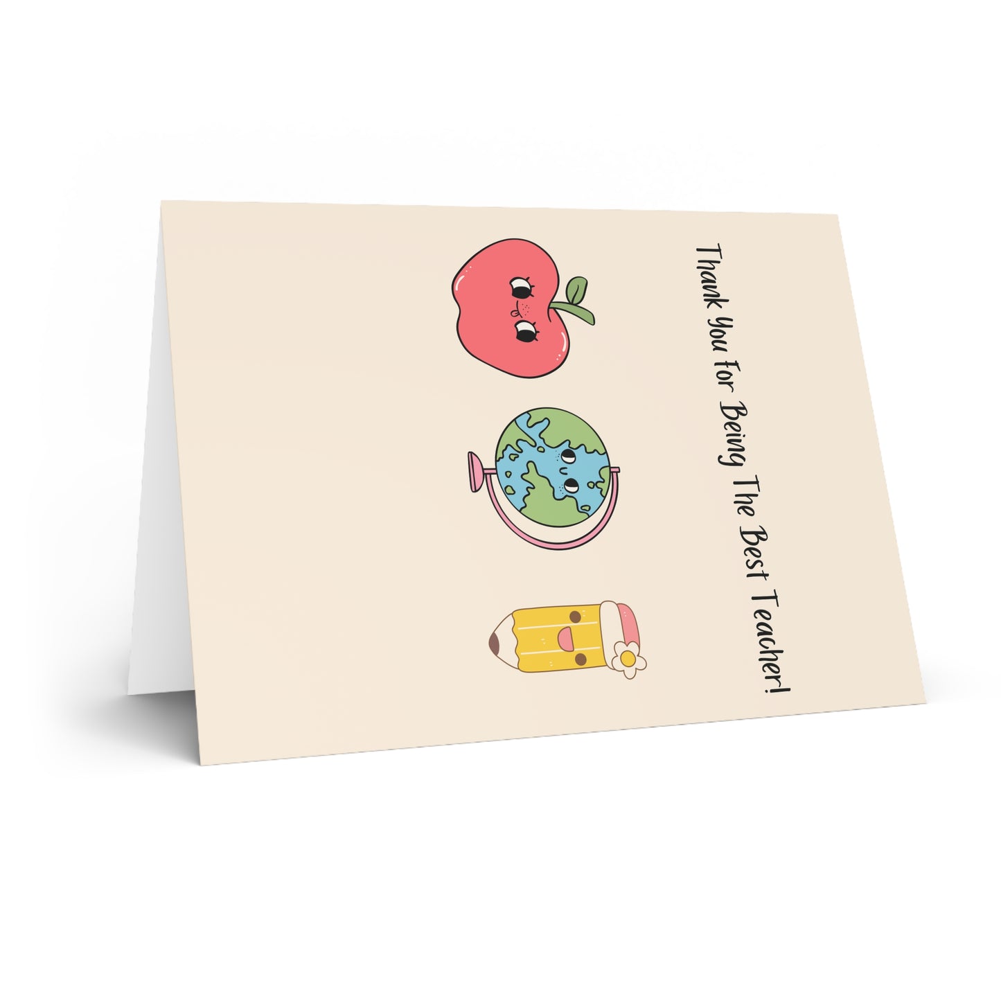 Cute Teacher Appreciation Greeting Cards | Thank You Gift