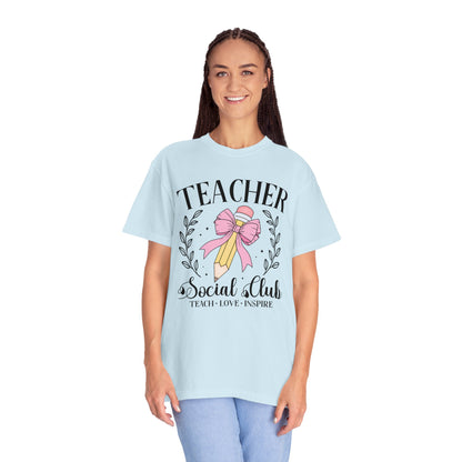 Coquette Teacher Pencil Social Club T-shirt