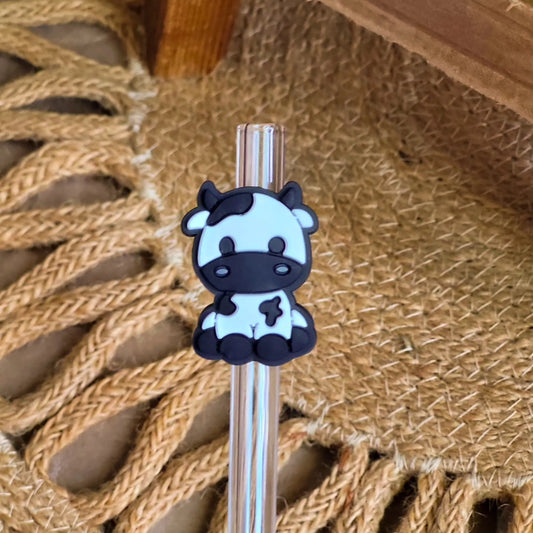 Cow Straw Topper