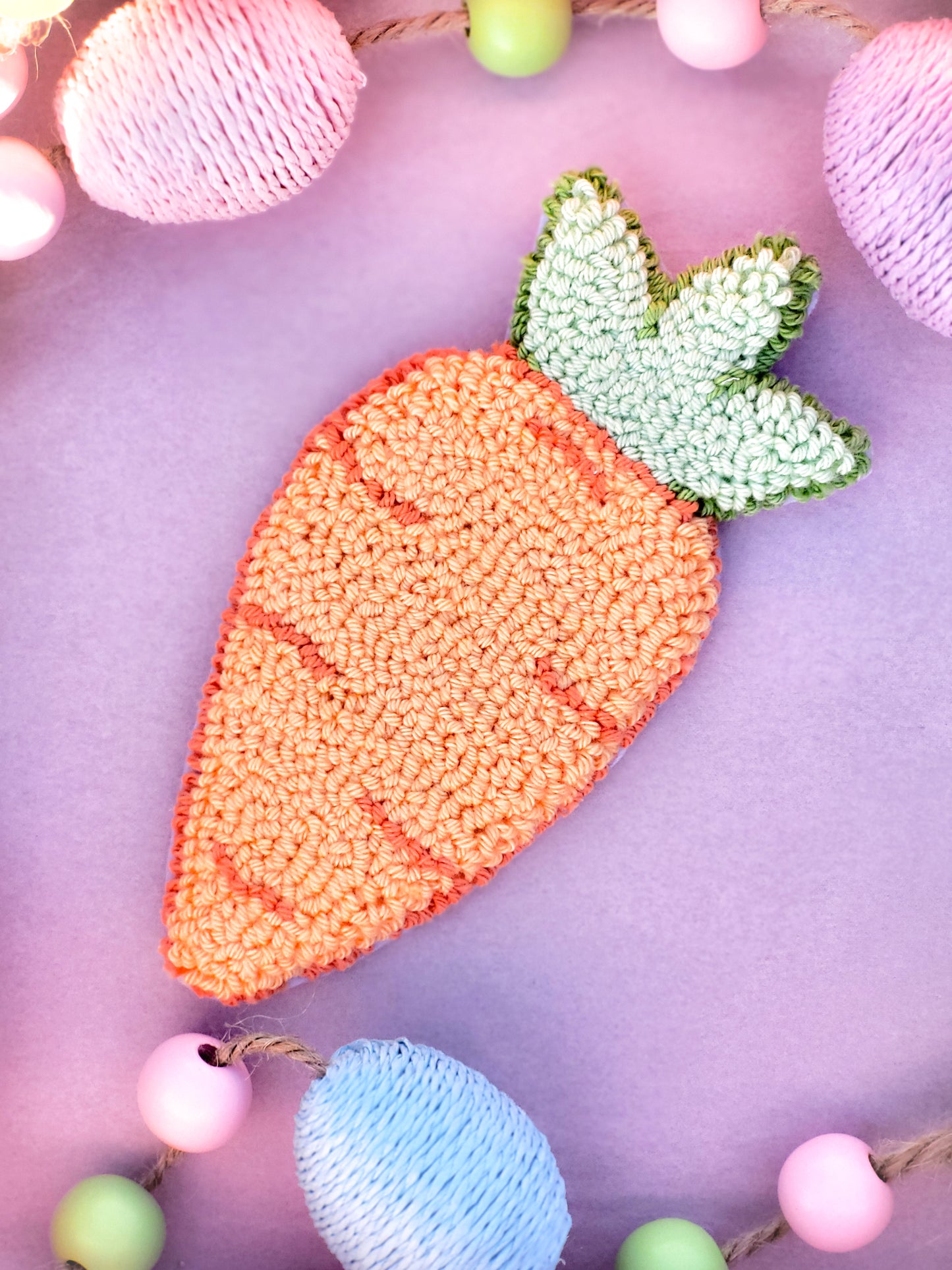 Orange Carrot Mug Rug