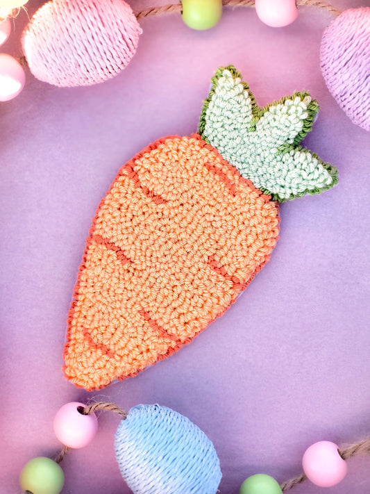 Orange Carrot Mug Rug