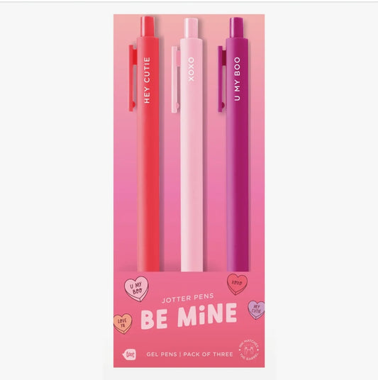 Be Mine Jotter Gel Pens