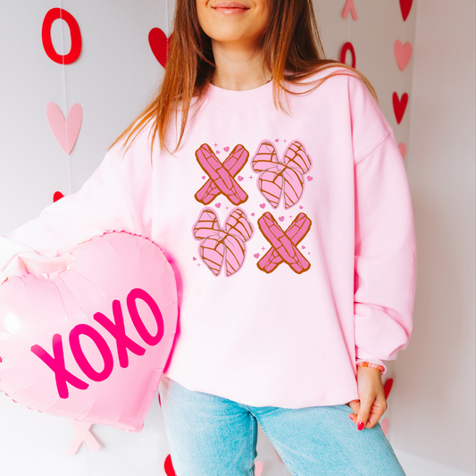 XoXo Valentine Concha Crewneck Sweatshirt Love Sweatshirt