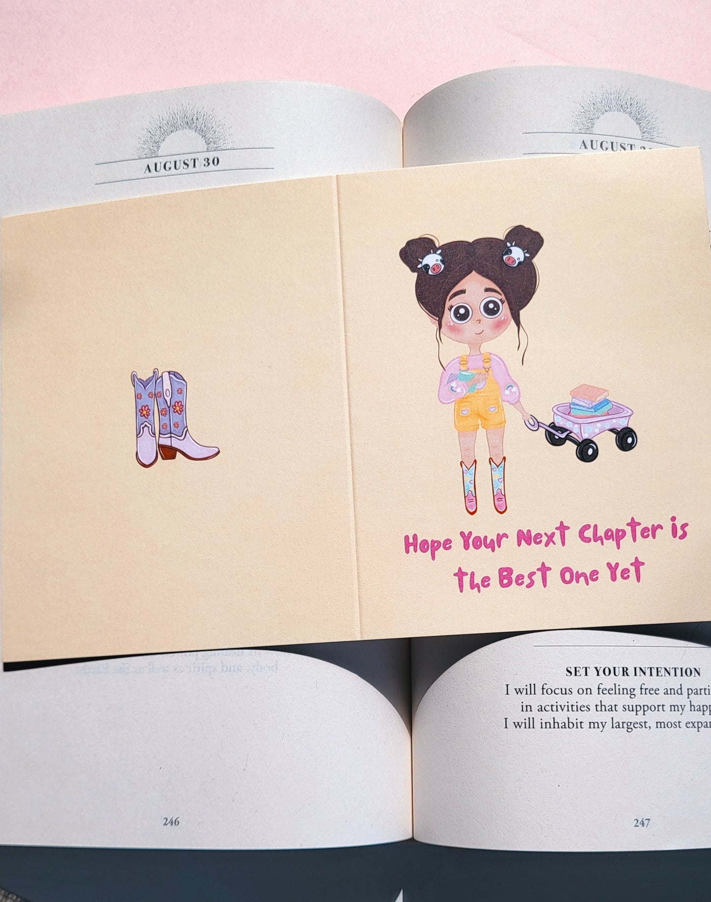 Bookish Birthday Card