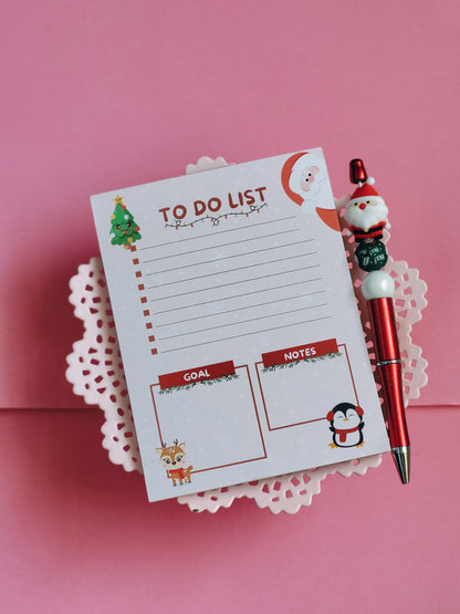 Christmas To Do List Notepad