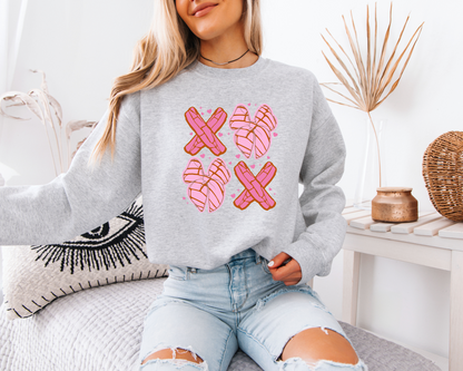 XoXo Valentine Concha Crewneck Sweatshirt Love Sweatshirt