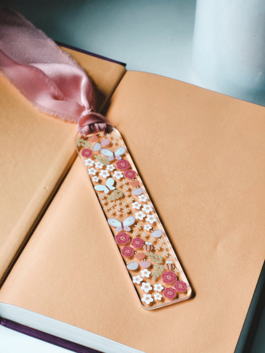 Wildflower Acrylic Bookmark