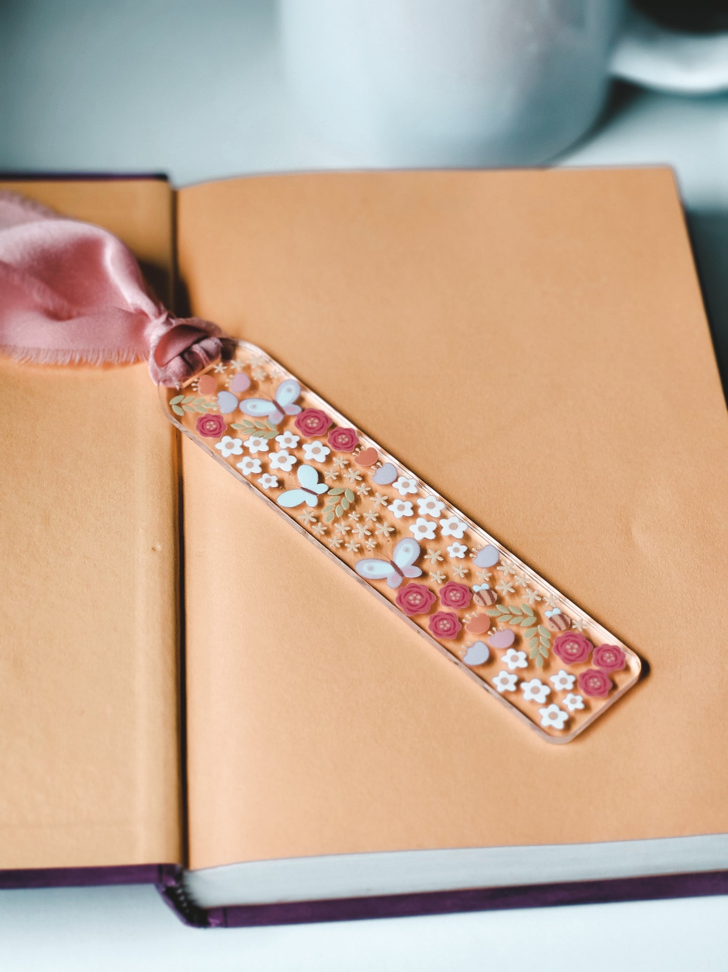 Wildflower Acrylic Bookmark