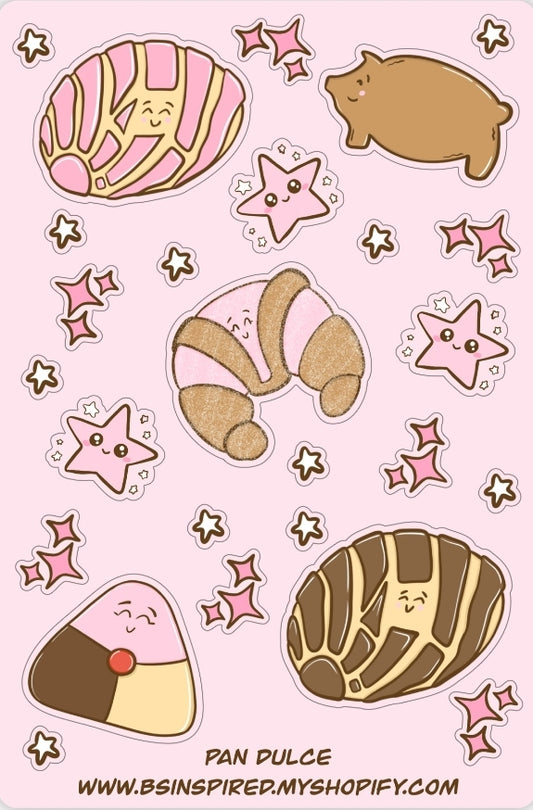 Pan Dulce Sticker Sheet