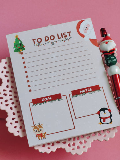 Christmas To Do List Notepad