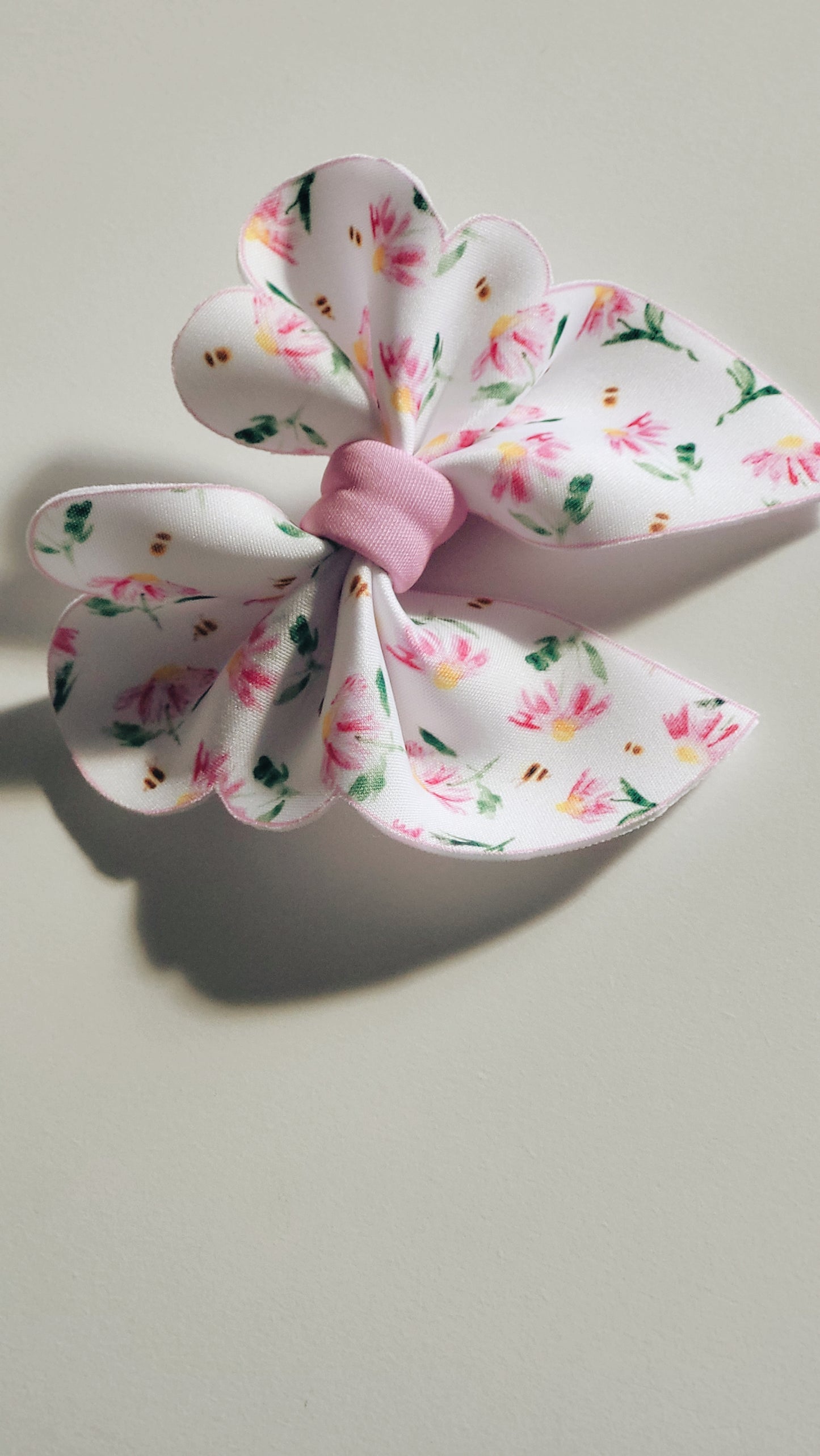 Pink WildFlower Bow