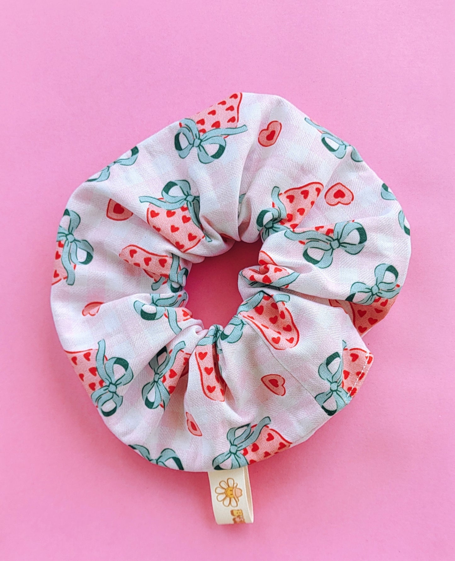Coquette Strawberries Hair Scrunchie