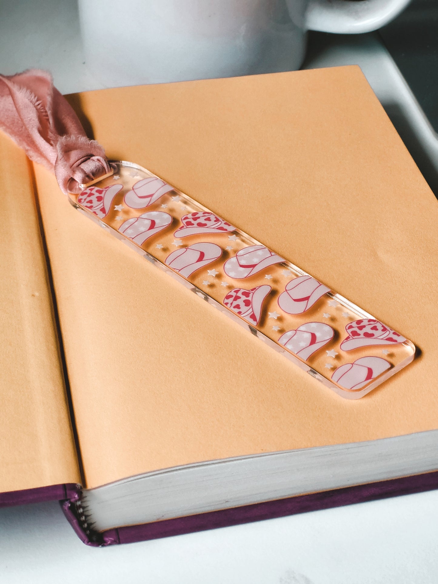 Cowgirl Acrylic Bookmark