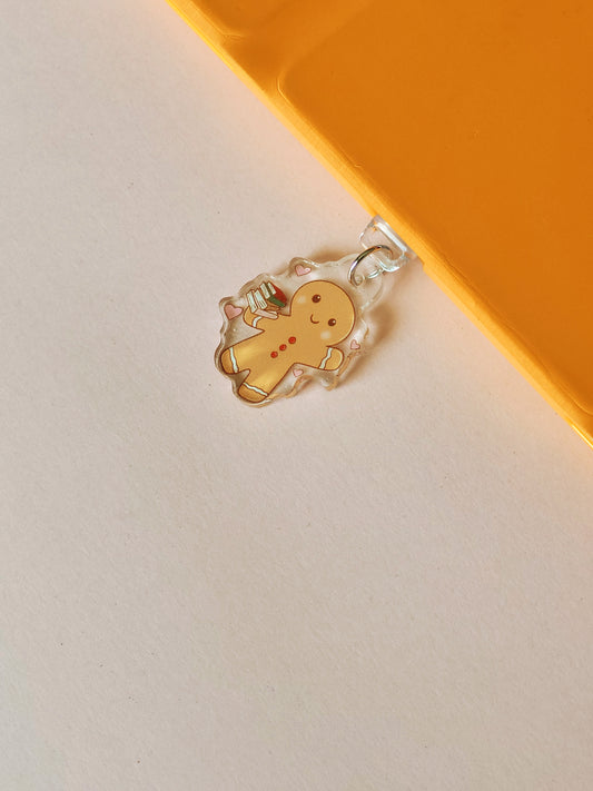 Bookish Gingerbread Man Kindle Charm, Samsung Phones